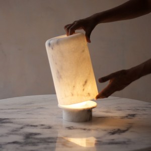 Spanish Marble Table Lamp E27 Led <b>Push</b> <b>Button</b> <b>Switch</b> Nordic Bedroom Hotel Decor - Product Image 4