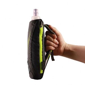 Housse de bouteille souple pliable OEM/ODM pour course à pied, randonnée, sport, gym, avec support de poignet/sac à main - Product Image 6