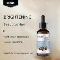 Minyak Pertumbuhan Rambut Organik 100% Alami MRUIS Private Label Custom, Grosir 12 Herbal, Perawatan Kulit Kepala & Rambut, Minyak Rosemary & Argan