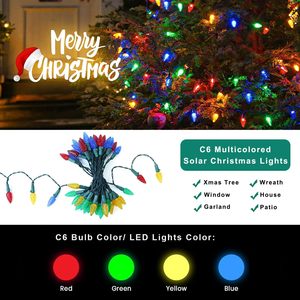 <span class=keywords><strong>Luces</strong></span> Solares <span class=keywords><strong>de</strong></span> Navidad <span class=keywords><strong>para</strong></span> Exteriores C6, <span class=keywords><strong>Luces</strong></span> <span class=keywords><strong>de</strong></span> Hadas LED con Forma <span class=keywords><strong>de</strong></span> Fresa, 50 LED, <span class=keywords><strong>Luces</strong></span> <span class=keywords><strong>de</strong></span> Jardín Recargables Solares <span class=keywords><strong>para</strong></span> Árbol <span class=keywords><strong>de</strong></span> Navidad - Product Image 3