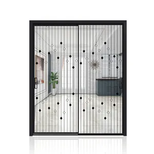 Porte coulissante en verre aluminium Design, style moderne, prix bon marché