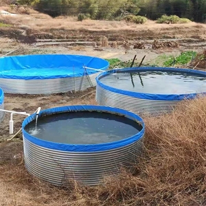 Tanque de agua corrugado prefabricado de acero galvanizado Capacidad de 100 <span class=keywords><strong>m3</strong></span> para silos de almacenamiento de riego agrícola Tipo de producto - Product Image 1
