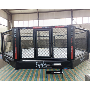 MMA ONEMAX <span class=keywords><strong>Prix</strong></span> d'usine Ring de boxe au sol standard international Cage MMA de forme octogonale - Product Image 1