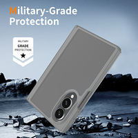 Coque personnalisée pour Samsung Z Fold 8 avec protection de charnière, grise, antichoc, effet mat, pour vente en gros