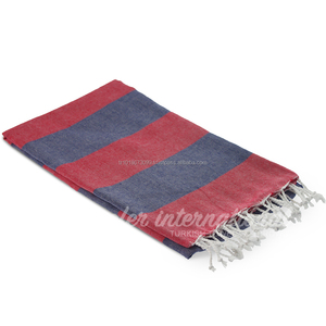 Double <b>Turkish</b> Beach Peshtemal <b>Towel</b> From Turkey, Nautical, American Flag Colors PEST106-NYR Rainbow Collection - Product Image 6