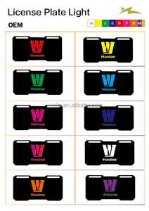 YOCITA - Soporte de Matrícula Trasero de Acrílico para Motocicleta con Logotipo Haojue, Sistema de Iluminación de Matrícula Compatible - Product Image 6
