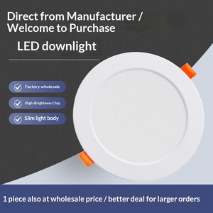 Venta al por mayor directa de fábrica: Luces <span class=keywords><strong>LED</strong></span> empotrables de hierro, redondas de 4 pulgadas (12W) y de 6 pulgadas (18W), con recorte de 11-13cm - Product Image 2