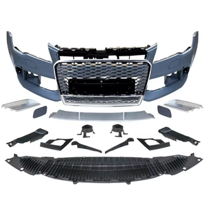 Kit carrosserie pare-chocs avant A7 S7 Style <span class=keywords><strong>RS7</strong></span> Look Pare-chocs avant Grille noire pour Audi A7 S7 C7 2009 2010 2011 2012 2013 2014 - Product Image 4