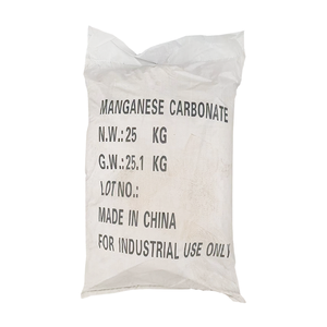 공장 출하 산업 등급 탄산 망간 98% 순도 25 kg/g 백 코팅 및 고무 응용 분야 포장 - Product Image 1