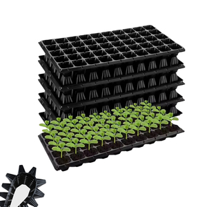 Bandeja de germinación de plástico PET de alta calidad para microvegetales, 50 celdas, para semillero, bandeja de plástico para macetas de flores, venta al por mayor - Product Image 1