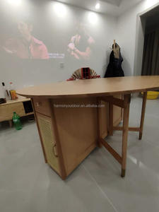 Mesa de Comedor de Madera Maciza de Estilo Simple para el Hogar, Restaurante o Cocina - Product Image 3