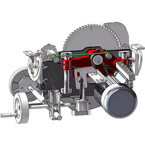 Vortek 400B 5.5kW Máquina Combinada de Carpintería Mortajadora y Sierra para Madera 2 en 1, Máquina Universal para Trabajar la Madera - Product Image 2