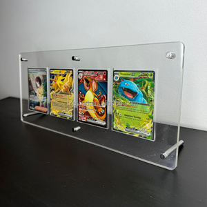 إطار عرض بطاقات الألعاب الأكريليك المخصص للتركيب على الحائط أو سطح الطاولة بـ 8/10/12/<span class=keywords><strong>24</strong></span> فتحة، علبة عرض لبطاقات التداول - Product Image 3