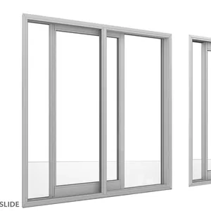 건축 프로젝트를위한 강력한 고품질 고급 유리 알루미늄 프로파일 슬라이딩 도어 및 창