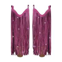 Bottes de cow-boy style western à paillettes roses CEHNO OEM ODM pour femmes cow-girls