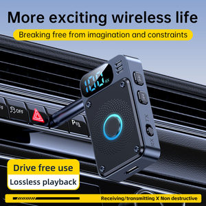 Nouvel <span class=keywords><strong>adaptateur</strong></span> audio sans fil <span class=keywords><strong>Bluetooth</strong></span> 5.4 2 en 1, émetteur-récepteur audio 3,5 mm AUX pour <span class=keywords><strong>voiture</strong></span>, téléviseur, PC, casque, haut-parleur - Product Image 3