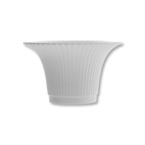 <span class=keywords><strong>Pot</strong></span> <span class=keywords><strong>de</strong></span> fleurs en plastique blanc côtelé style Art Déco, léger et durable, vase hydroponique <span class=keywords><strong>de</strong></span> table incassable pour la décoration intérieure - Product Image 3
