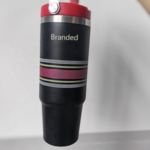 2025 nóng bán biểu tượng tùy chỉnh 40oz cốc cốc 304 thép không gỉ cốc chân không cách điện 40oz Cốc có tay cầm và nắp đậy - Product Image 3