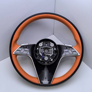 Volant en cuir de style papillon personnalisé adapté aux Mercedes Benz B <span class=keywords><strong>C</strong></span> S CLS W172 W218 W176 W246 W222 W156 W251 GLS - Product Image 1