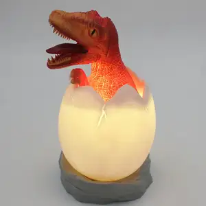 Новый дизайн Динозавр яйцо Ночной свет Датчик управления или пульт дистанционного управления ночной гостиной атмосфера лампа для детей подарок