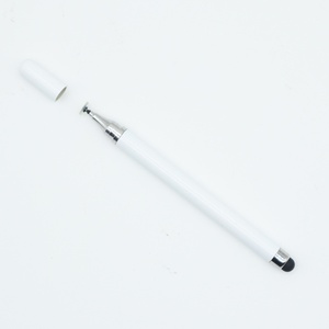 Stylet tactile capacitif en plastique 2-en-1 avec disque de tête en tissu conducteur de 1,0 mm de large pour téléphones mobiles, dessin et écriture manuscrite - Product Image 4