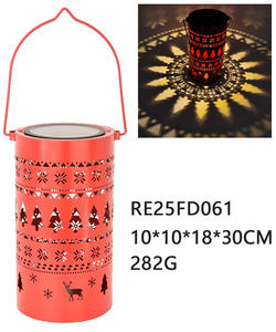 โคมไฟแขวนเหล็กพลังงานแสงอาทิตย์กันน้ำกลางแจ้งสำหรับตกแต่งสวน<span class=keywords><strong>ระเบียง</strong></span>ต้นไม้โคมไฟสร้างบรรยากาศคริสต์มาส - Product Image 6