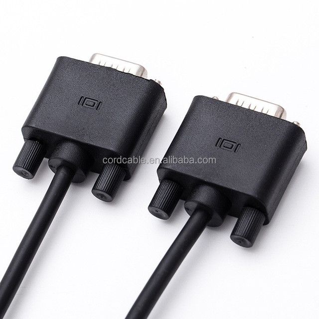 Factory Wholesale Low Price High Quality Male Male 3+5 VGA Cable HDTV Compatible Gold Plated Conductor 1080P Resolution 1.5m