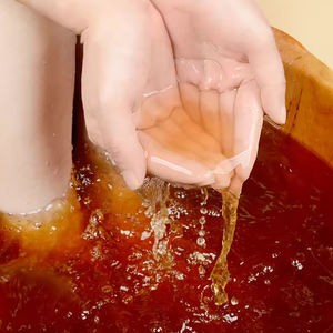 Tampons et masques jetables <span class=keywords><strong>pour</strong></span> <span class=keywords><strong>les</strong></span> <span class=keywords><strong>pieds</strong></span> de bébé à base de plantes, gingembre, angelica, écorce d'orange <span class=keywords><strong>pour</strong></span> la détoxification des <span class=keywords><strong>pieds</strong></span> - Médecine traditionnelle chinoise - Product Image 4