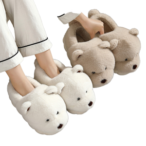 Pantuflas Personalizadas de Osito de Peluche <span class=keywords><strong>para</strong></span> Mujer y Hombre - Product Image 1