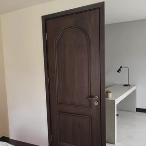 Desain Pintu Kamar Tidur Pintu Masuk Kayu Komposit Solid untuk Interior Rumah Sekolah Kamar Tidur Hotel Termasuk Perangkat Kunci Grosir - Product Image 1