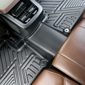 พรมปูพื้นรถยนต์ TPE กันลื่นแบบสั่งทำพิเศษ ชุดเต็ม 5D 7D สำหรับ VOLVO XC90 ปี 2015 ขึ้นไป - Product Image 4
