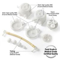 Pompe doseuse péristaltique BPT TPV de qualité alimentaire 12V BLDC 7300RPM Durée de vie 10000h pour machine à café et tire-lait