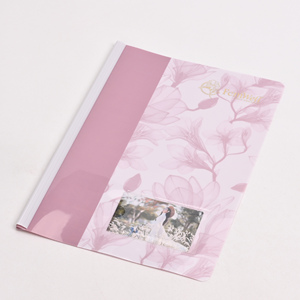 Tùy chỉnh A4 nhựa báo cáo Bìa vẽ Rod kẹp tập tin thư mục <span class=keywords><strong>PP</strong></span> Văn Phòng TrườNg Nguồn cung cấp thanh trượt chủ thẻ kinh doanh - Product Image 5