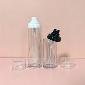 Botellas de Plástico de Alta Calidad para Desinfectante, 50ml, 80ml, 100ml, Botella de Spray Transparente Blanca para Viaje con Atomizador - Product Image 2