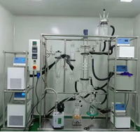 Equipo de Destilación Molecular de Alto Vacío con Condensador de Dos Etapas, Alimentación Continua y Estructura Horizontal para Aceites Esenciales