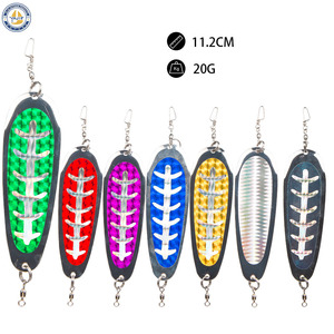 Señuelo de pesca duro tipo flasher de 4.5 pulgadas con cuerpo metálico para salmón, señuelo de fondo para trolling - Product Image 3