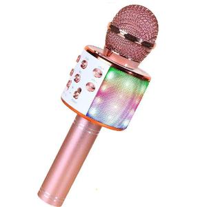 Microphone karaoké sans fil, haut-parleur Bluetooth, chargement USB, micro portable, connexion au téléphone, contrôle des appareils audio - Product Image 1