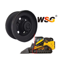 Rouleau inférieur de chenille double bride WSGM pour excavatrice D5M D5G, rouleau de chenille de bulldozer, rouleau inférieur de chenille d'excavatrice