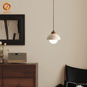 Petit Lustre Minimaliste en Pierre, Suspension Ronde à Intensité Variable <span class=keywords><strong>pour</strong></span> Îlot de <span class=keywords><strong>Cuisine</strong></span>, Salle à Manger, <span class=keywords><strong>Luminaire</strong></span> <span class=keywords><strong>Suspendu</strong></span>, Vente en Gros - Product Image 5