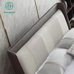 Alta calidad elegante estable de lujo moderno dormitorio muebles <span class=keywords><strong>cama</strong></span> king size pies delgados mesita de noche <span class=keywords><strong>cama</strong></span> <span class=keywords><strong>tapizada</strong></span> - Product Image 3