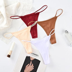 Perizoma sexy <span class=keywords><strong>a</strong></span> vita bassa con laccetti laterali, stile bikini e pantaloncini sportivi <span class=keywords><strong>a</strong></span> triangolo, lingerie per <span class=keywords><strong>ragazze</strong></span> adolescenti - Product Image 3