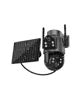 Cámara de Seguridad PTZ Inalámbrica Solar ICSEE con Doble Lente, Panel Solar de 7.7W, Batería de 7800mAh, 4MP, Alarma, CCTV para Granja - Product Image 1