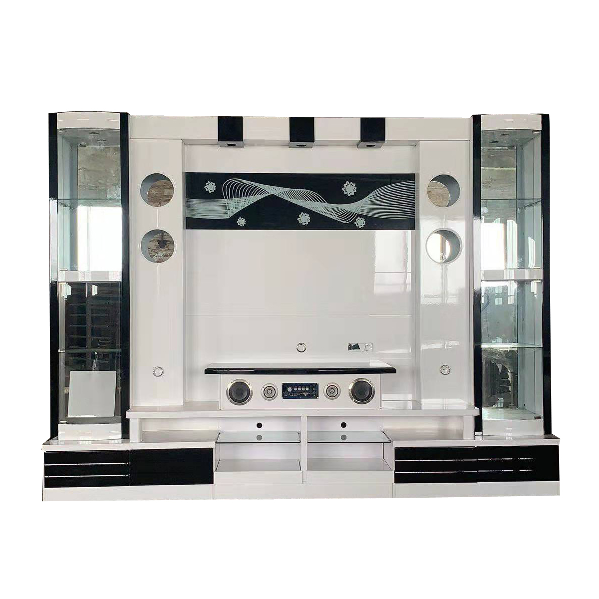 Современная Деревянная ТВ-подставка, мебель для гостиной, ТВ-приставка по оптовой цене