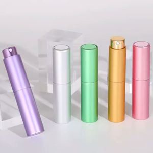Fabricante nuevo viaje esmerilado portátil 10ml atomizador recargable botella de perfume de aluminio - Product Image 2