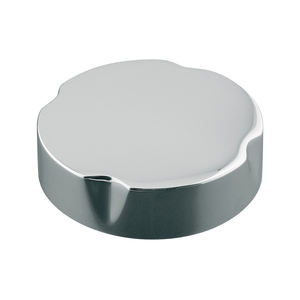 Poignée de remplacement chromée pour colonne de vidange de baignoire avec 4 rainures - Catégorie de produit : Vidange - Product Image 1