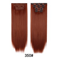 Extensions capillaires synthétiques à clips, lot de six pièces, collection 2026, vente chaude