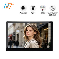 15.6 İnç Wifi Android Dijital Tabela Çok Fonksiyonlu LCD Reklam Video Oynatıcısı CMS Yazılımıyla
