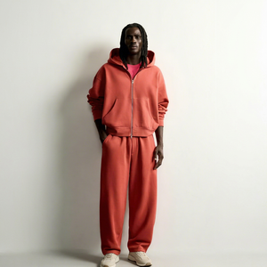 Survêtement à capuche pour homme, taille personnalisée, vente chaude, prix bas, avec cordon de serrage, 100% coton, léger, style décontracté d'hiver - Product Image 1