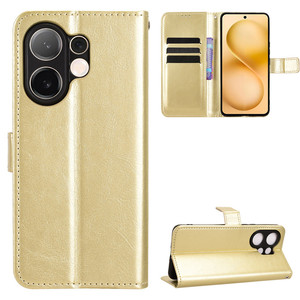 เคสโทรศัพท์หนังกระเป๋าสตางค์ลาย Crazy Horse สำหรับ VIVO V60 5G - Product Image 5