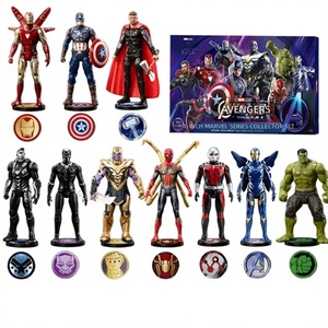 Zhongdongmanwei Serie Semplice Set di 7 <span class=keywords><strong>Action</strong></span> Figure di <span class=keywords><strong>Iron</strong></span> <span class=keywords><strong>Man</strong></span> in PVC da 4 Pollici, Edizione Commemorativa Ristampata, Regalo da Esposizione - Product Image 1
